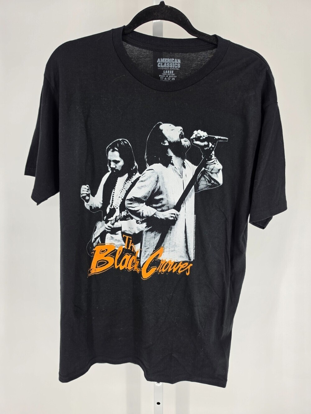 The Black Crowes Live On Stage Photo Men's T Shirt Rock Band Music Merch Sz L